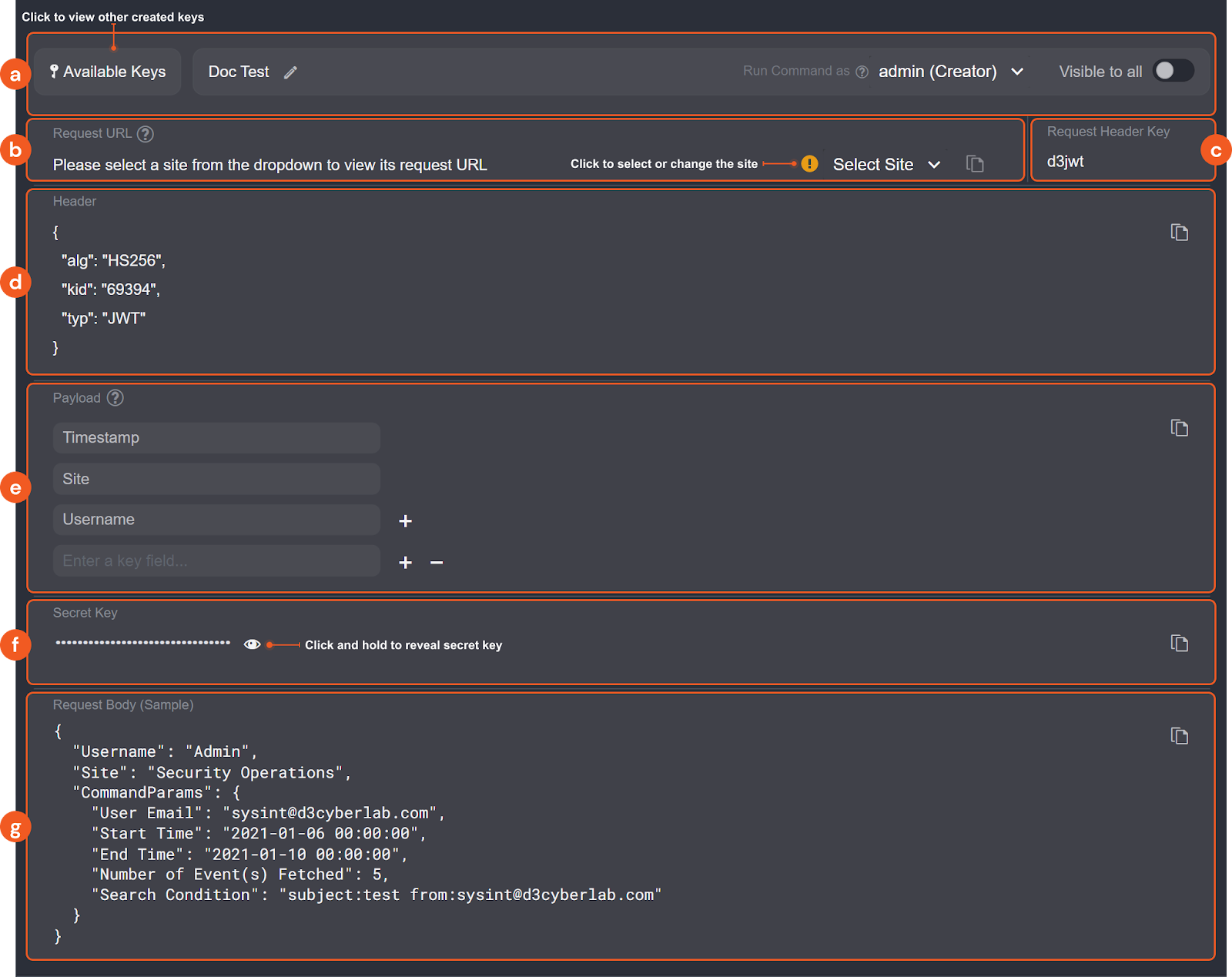 Remote Command JWT Authentication